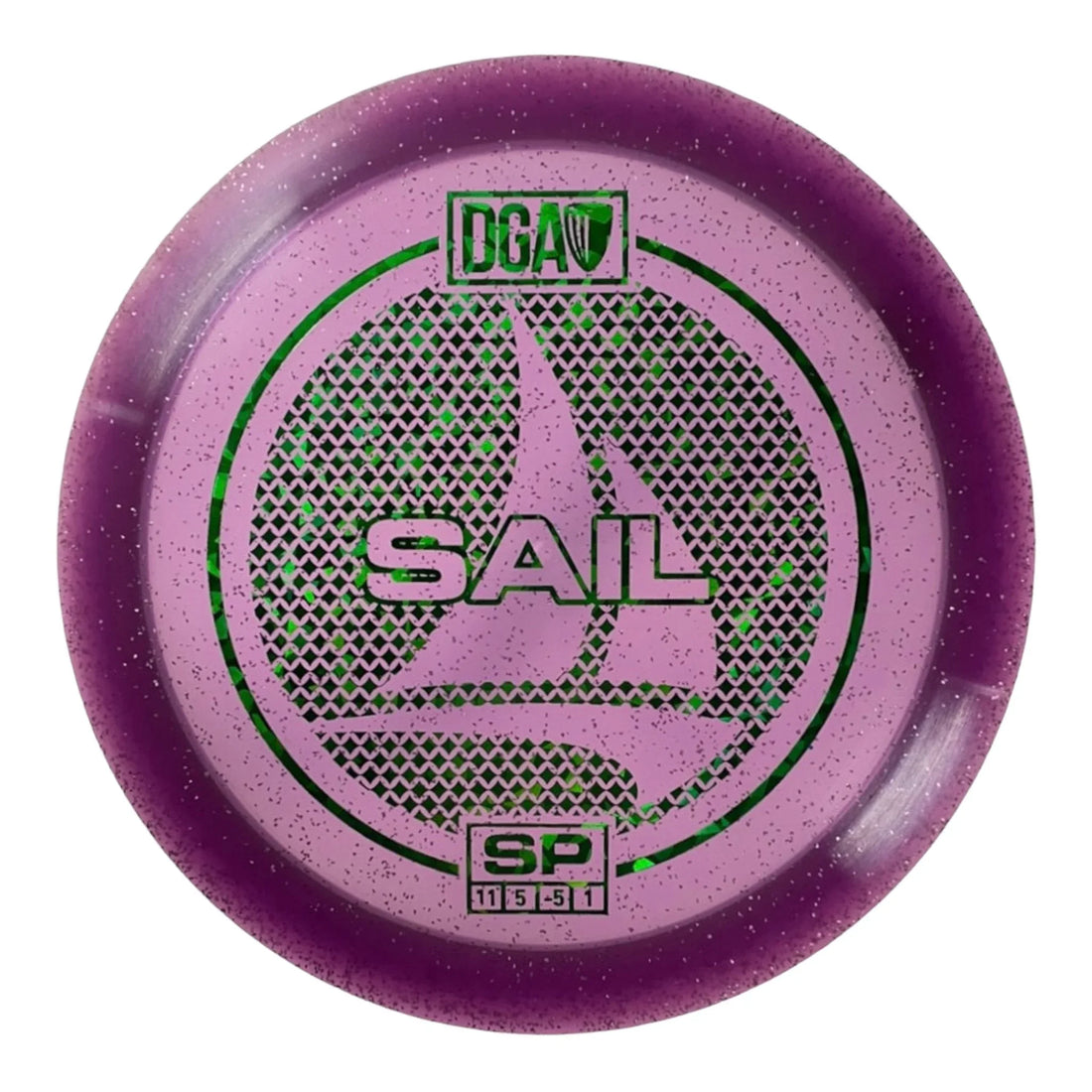 Disc Golf Association Sail | SP | Purple/Green 174g Disc Golf