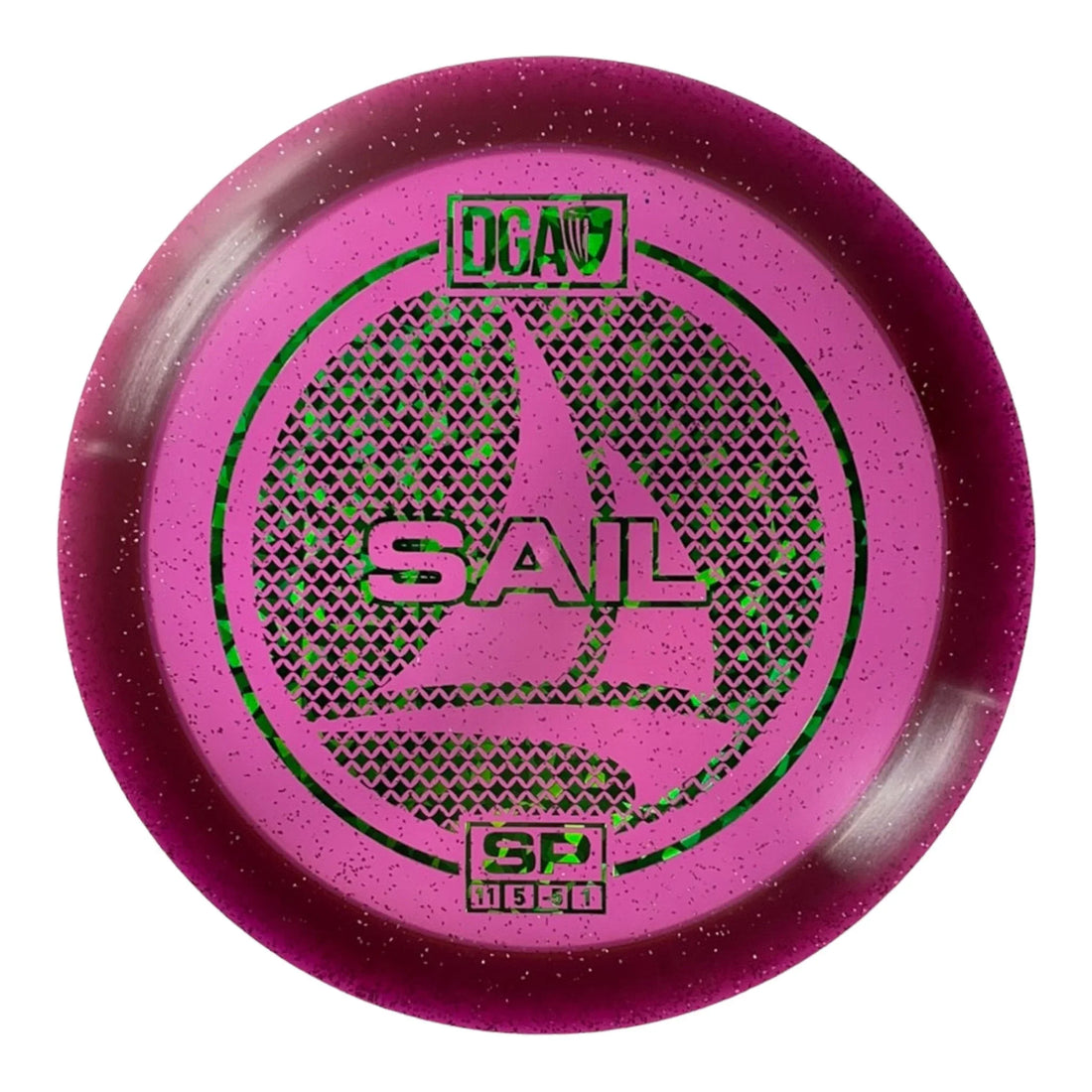 Disc Golf Association Sail | SP | Red/Green 173 - 174g Disc Golf