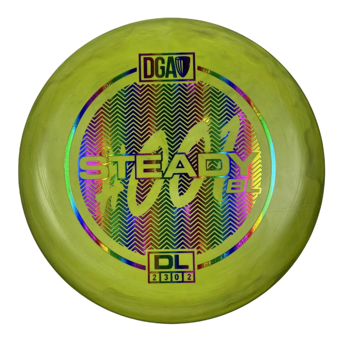 Disc Golf Association Steady BL | DL | Green/Rainbow 173 - 174g Disc Golf