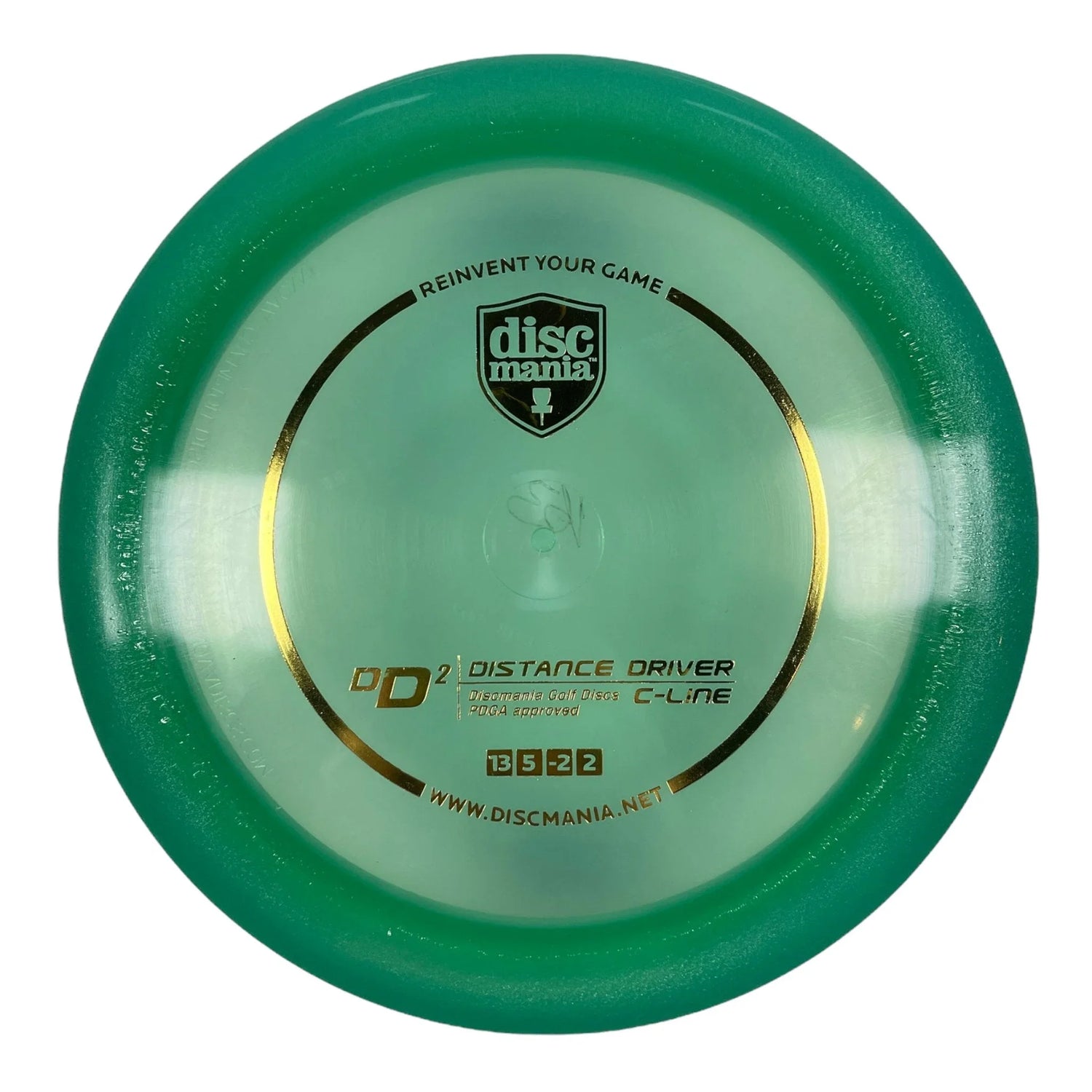 Discmania DD2 | C - Line | Green/Gold 163 - 169g Disc Golf