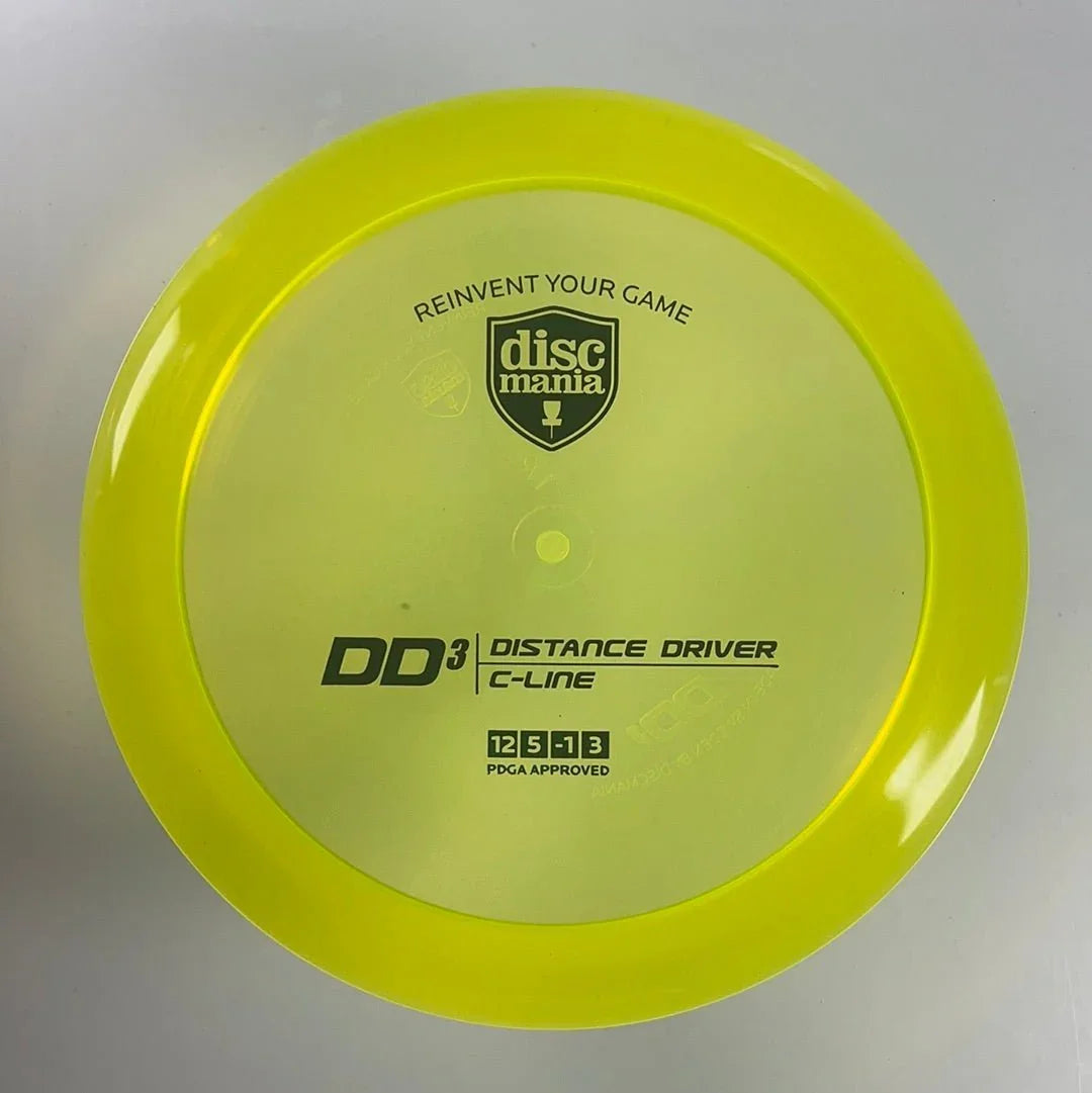 Discmania DD3 | C - Line | Yellow/Green 173 - 174g Disc Golf