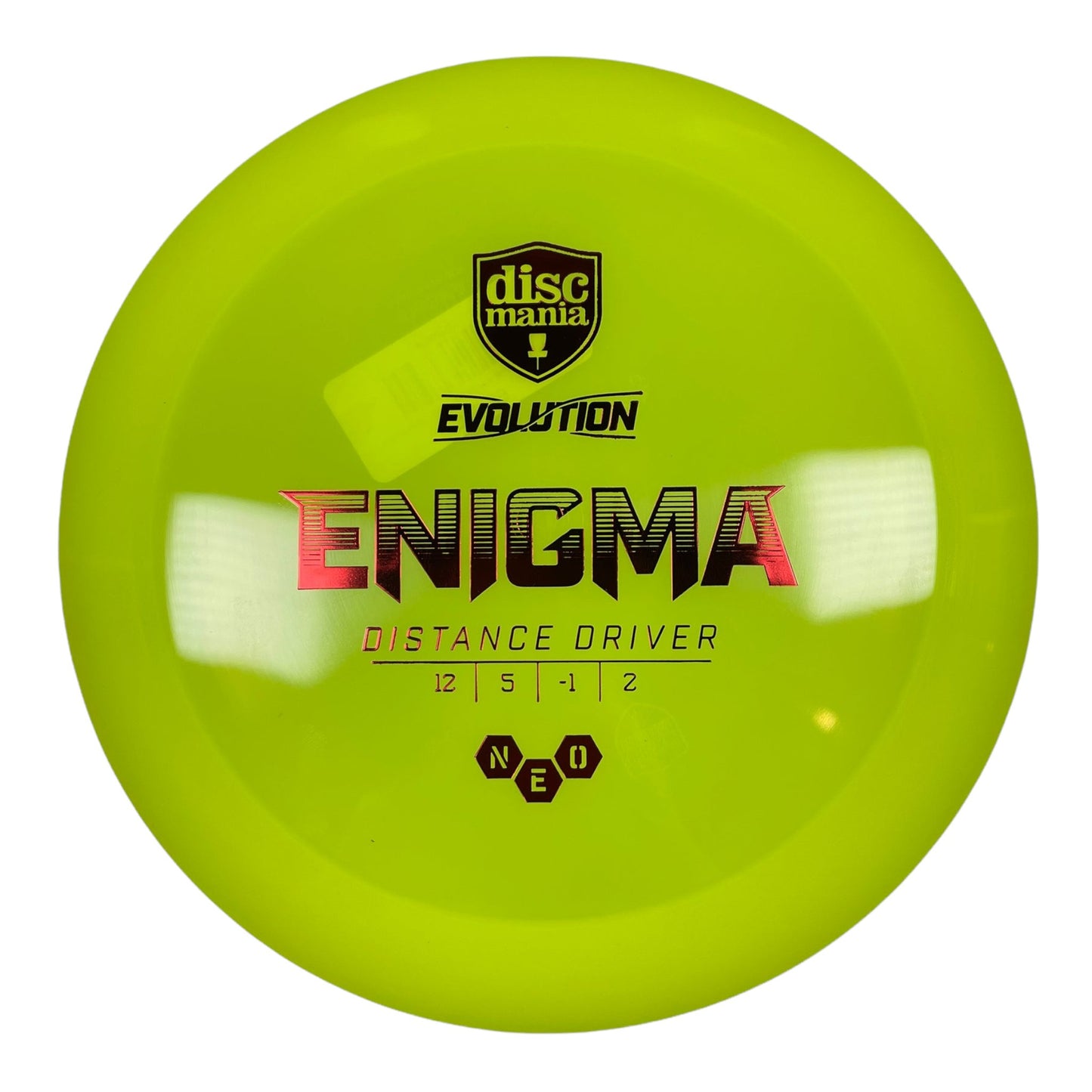 Discmania Enigma | Neo | Yellow/Red 173g Disc Golf