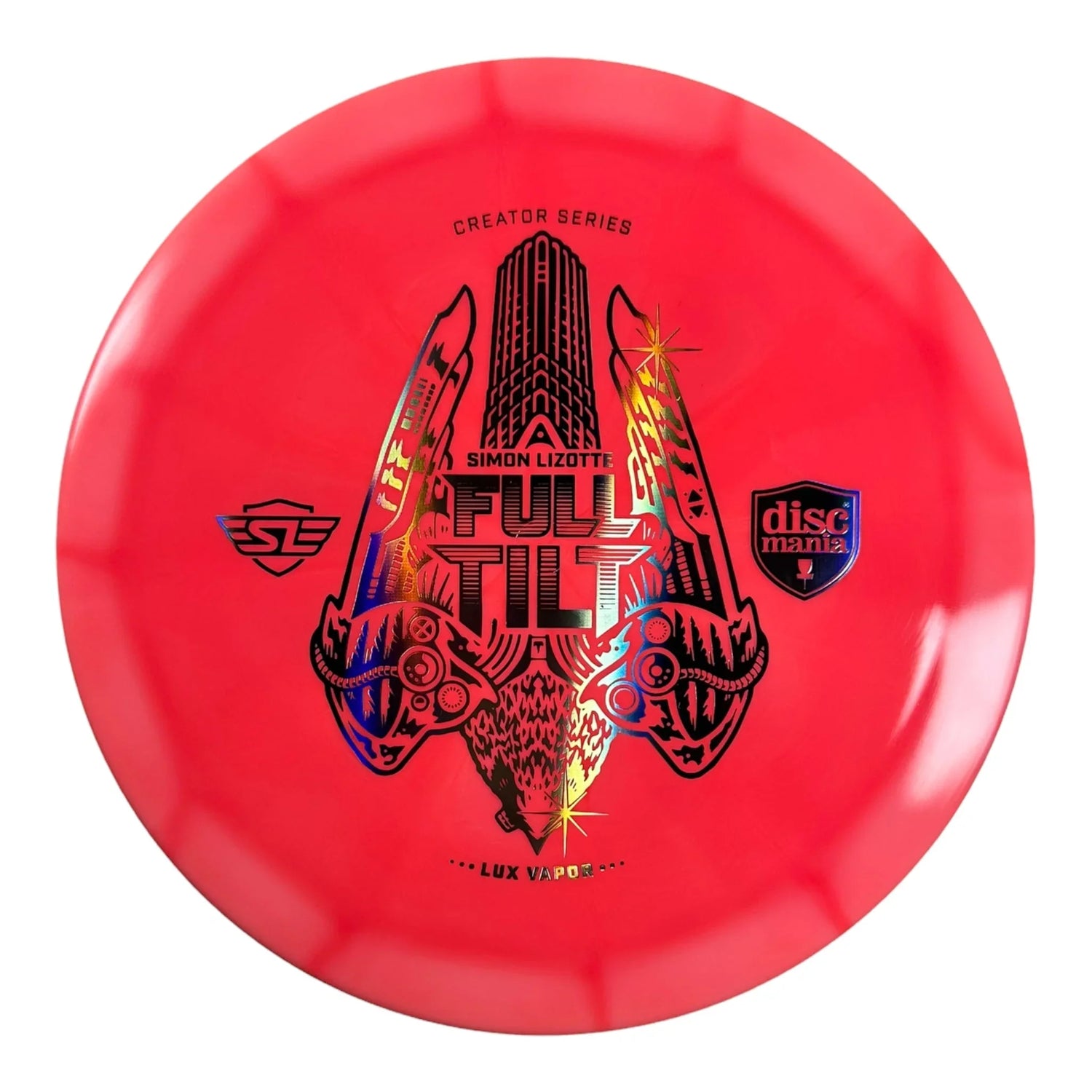 Discmania Full Tilt | Lux Vapor | Light Pink/Holo 171g Disc Golf