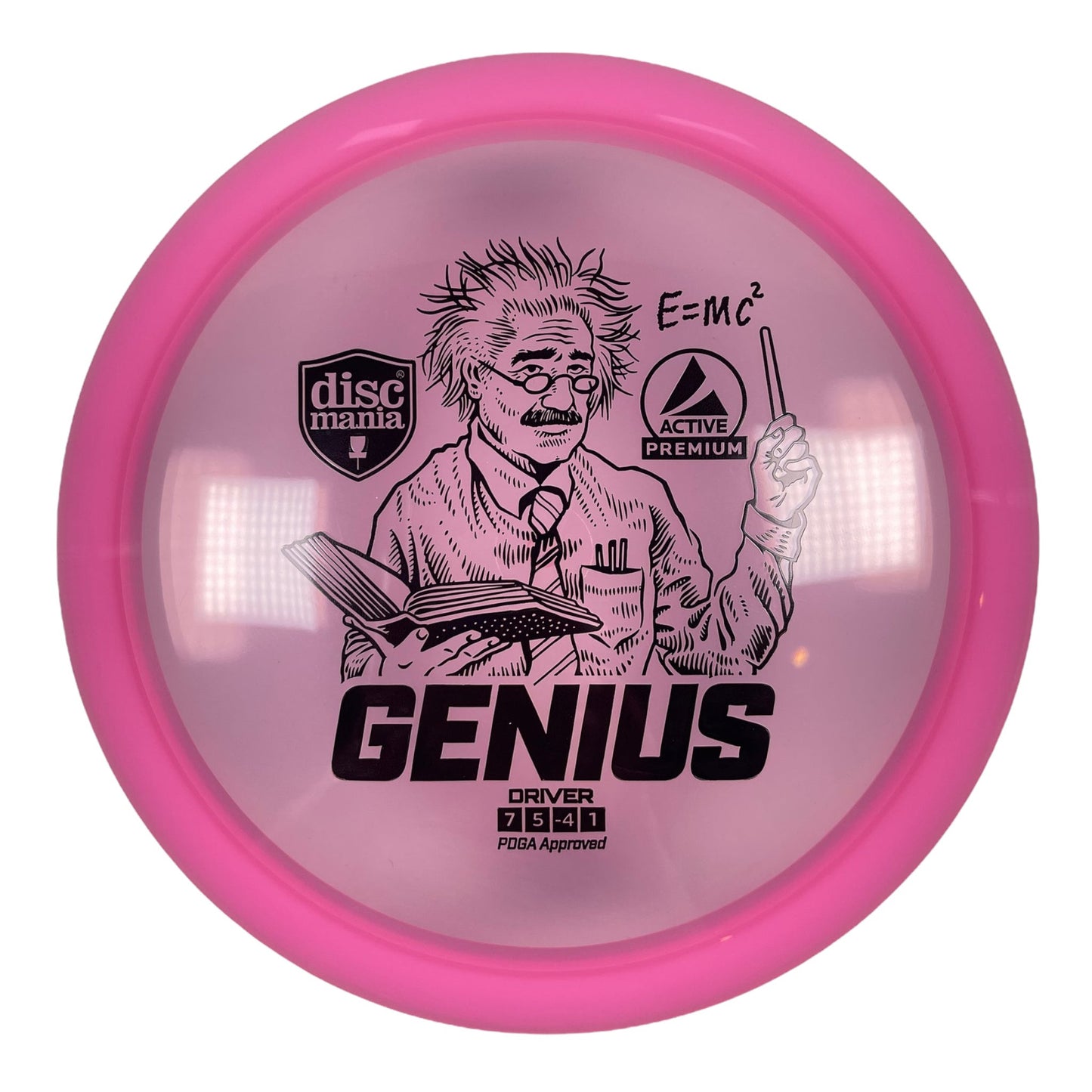 Discmania Genius | Active Premium | Pink/Black 171-174g Disc Golf