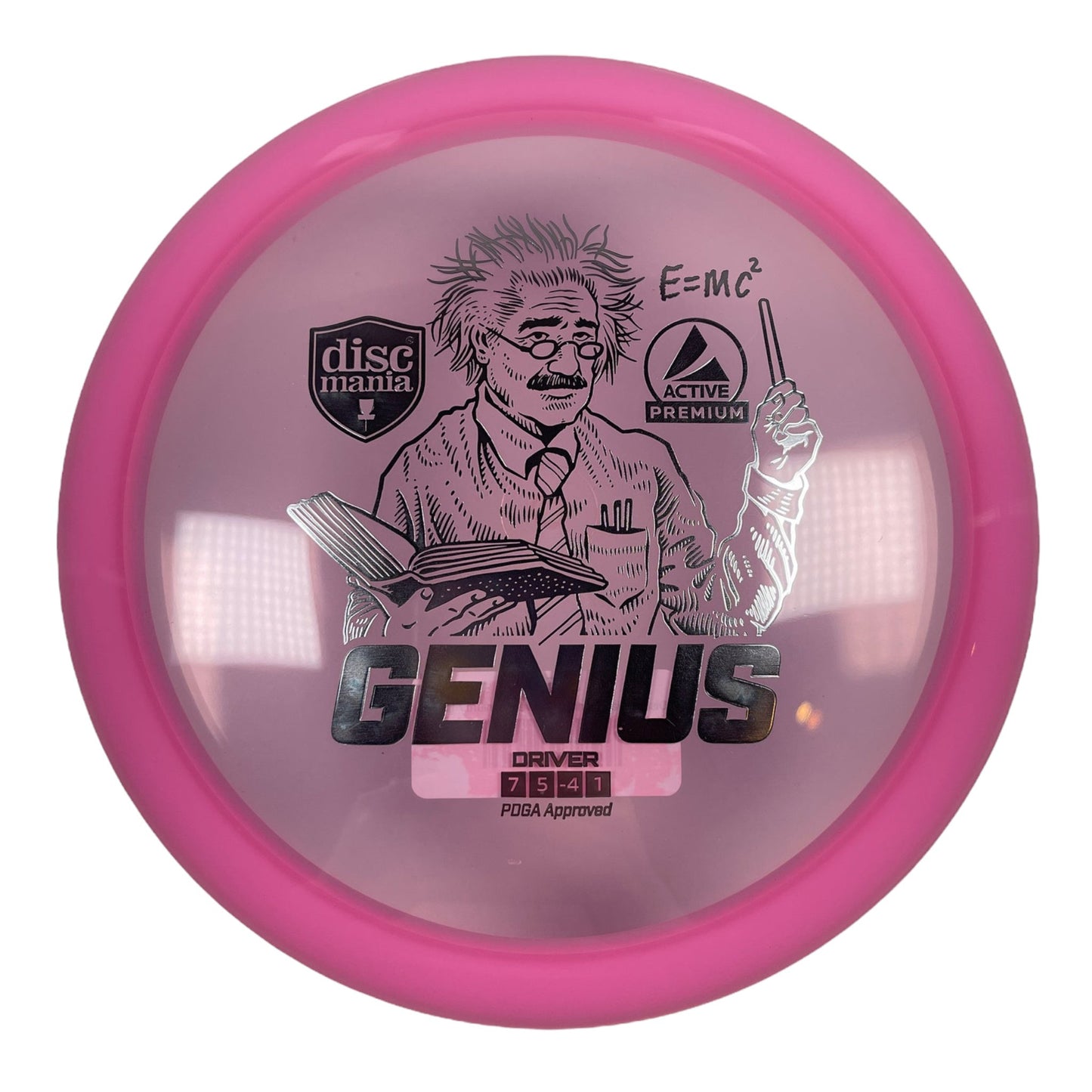 Discmania Genius | Active Premium | Pink/Silver 170-172g Disc Golf