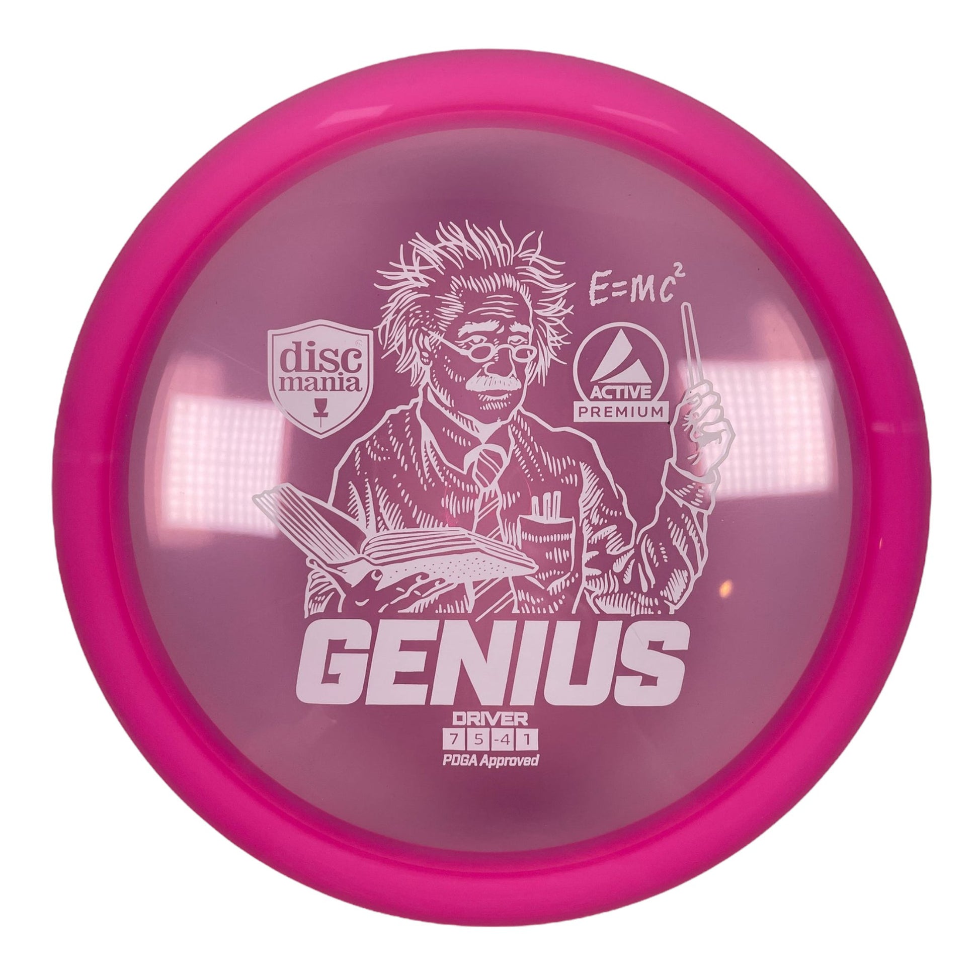 Discmania Genius | Active Premium | Pink/White 173g Disc Golf