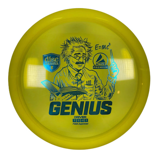 Discmania Genius | Active Premium | Yellow/Blue 171-173g Disc Golf