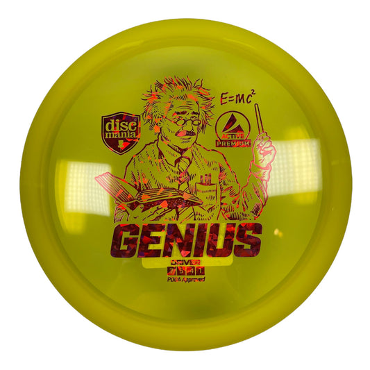 Discmania Genius | Active Premium | Yellow/Red 172g Disc Golf