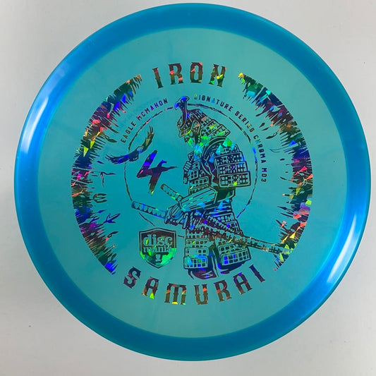 Discmania Iron Samurai 4 - MD3 | Chroma | Blue/Rainbow 176g (Eagle McMahon) Disc Golf