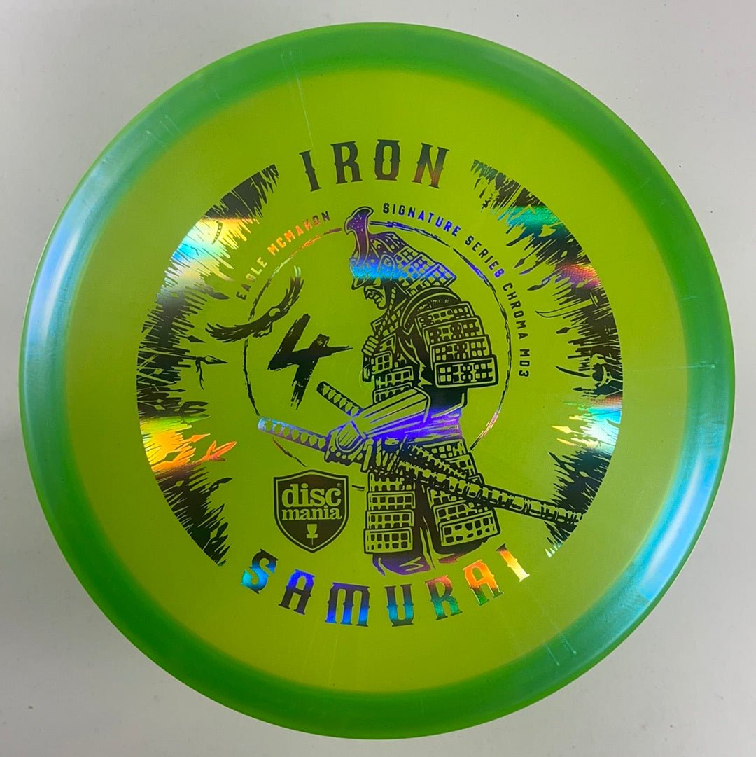 Discmania Iron Samurai 4 - MD3 | Chroma | Green/Holo 176g (Eagle McMahon) Disc Golf