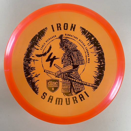 Discmania Iron Samurai 4 - MD3 | Chroma | Orange/Gold 173g (Eagle McMahon) Disc Golf