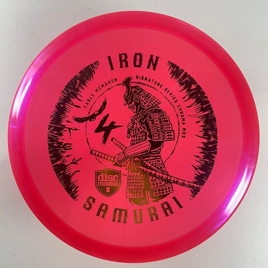 Discmania Iron Samurai 4 - MD3 | Chroma | Pink/Gold 174g (Eagle McMahon) Disc Golf