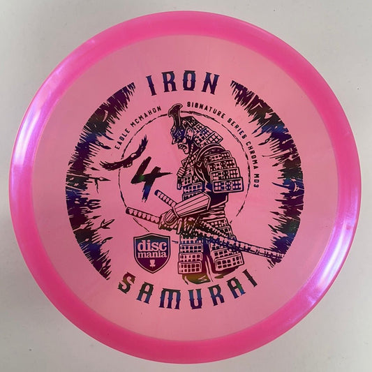 Discmania Iron Samurai 4 - MD3 | Chroma | Pink/Rainbow 174g (Eagle McMahon) Disc Golf