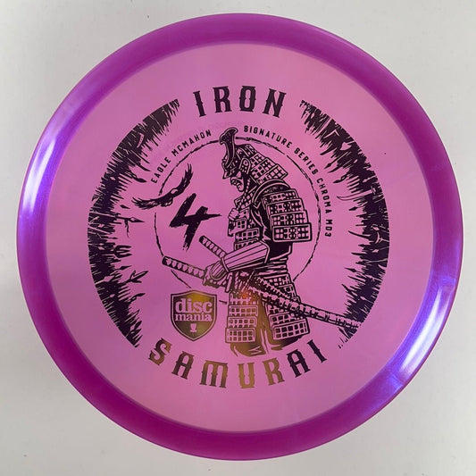 Discmania Iron Samurai 4 - MD3 | Chroma | Purple/Gold 176g (Eagle McMahon) Disc Golf