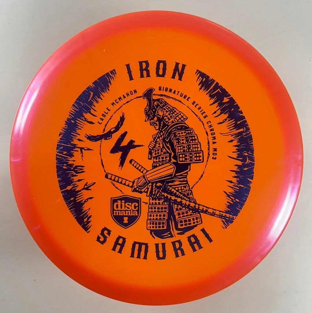 Discmania Iron Samurai 4 - MD3 | Chroma | Orange/Blue 173 - 176g (Eagle McMahon) Disc Golf
