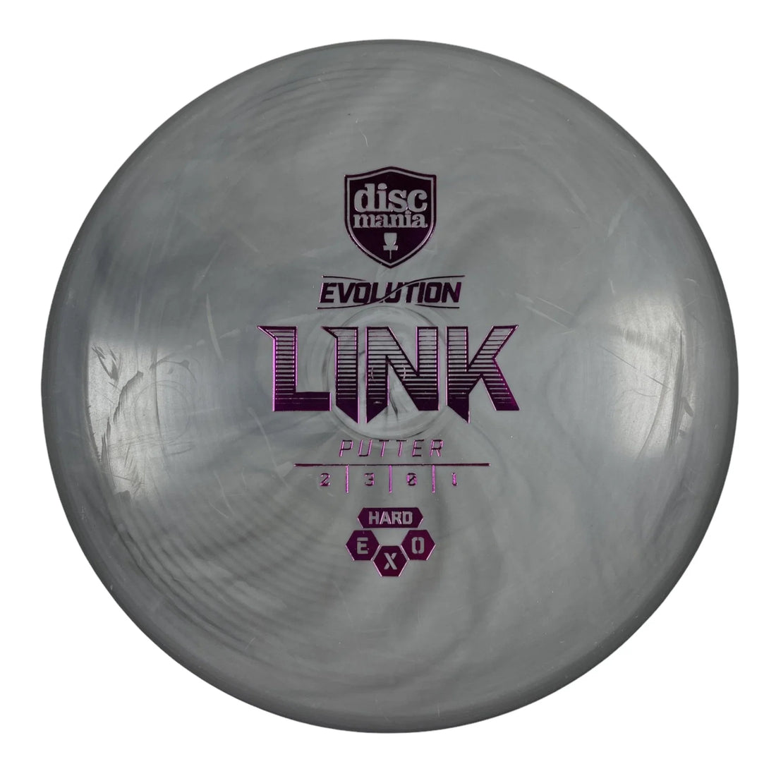 Discmania Link | Exo Hard | Grey/Pink 173 - 176g Disc Golf