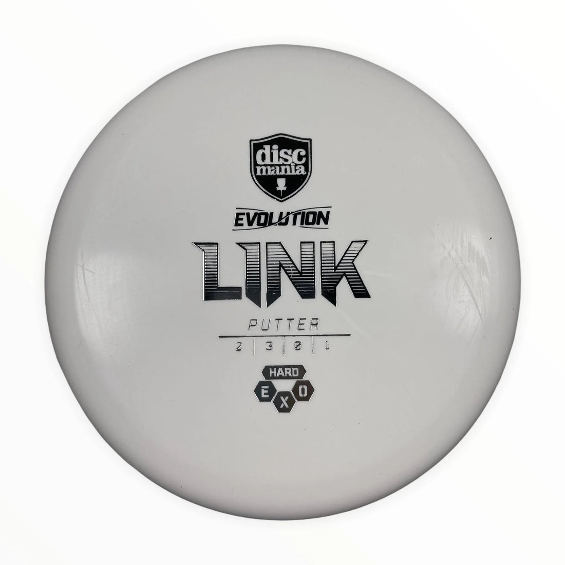 Discmania Link | Exo Hard | White/Silver 174 - 176g Disc Golf