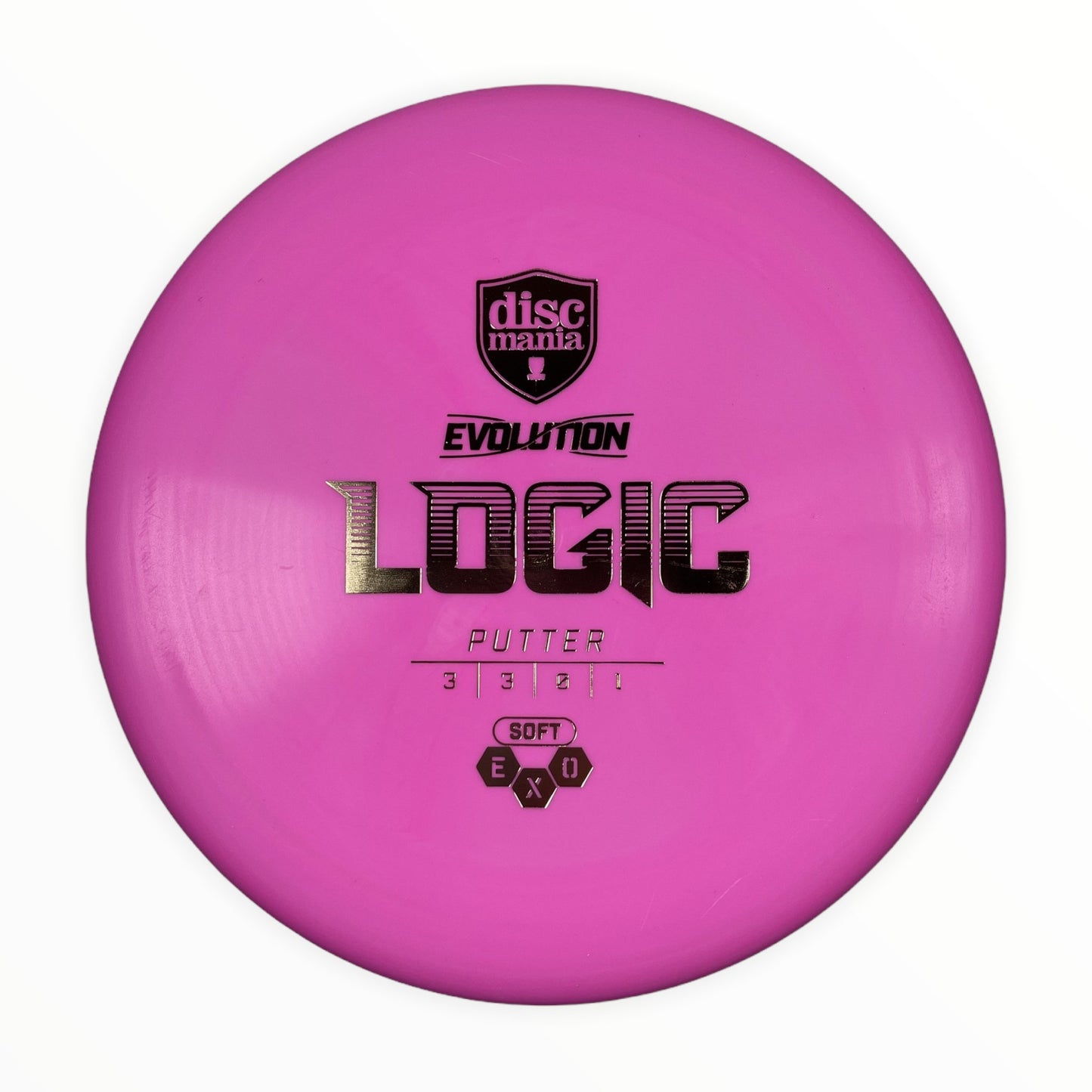 Discmania Logic | Exo Soft | Pink/Gold 172-175g Disc Golf