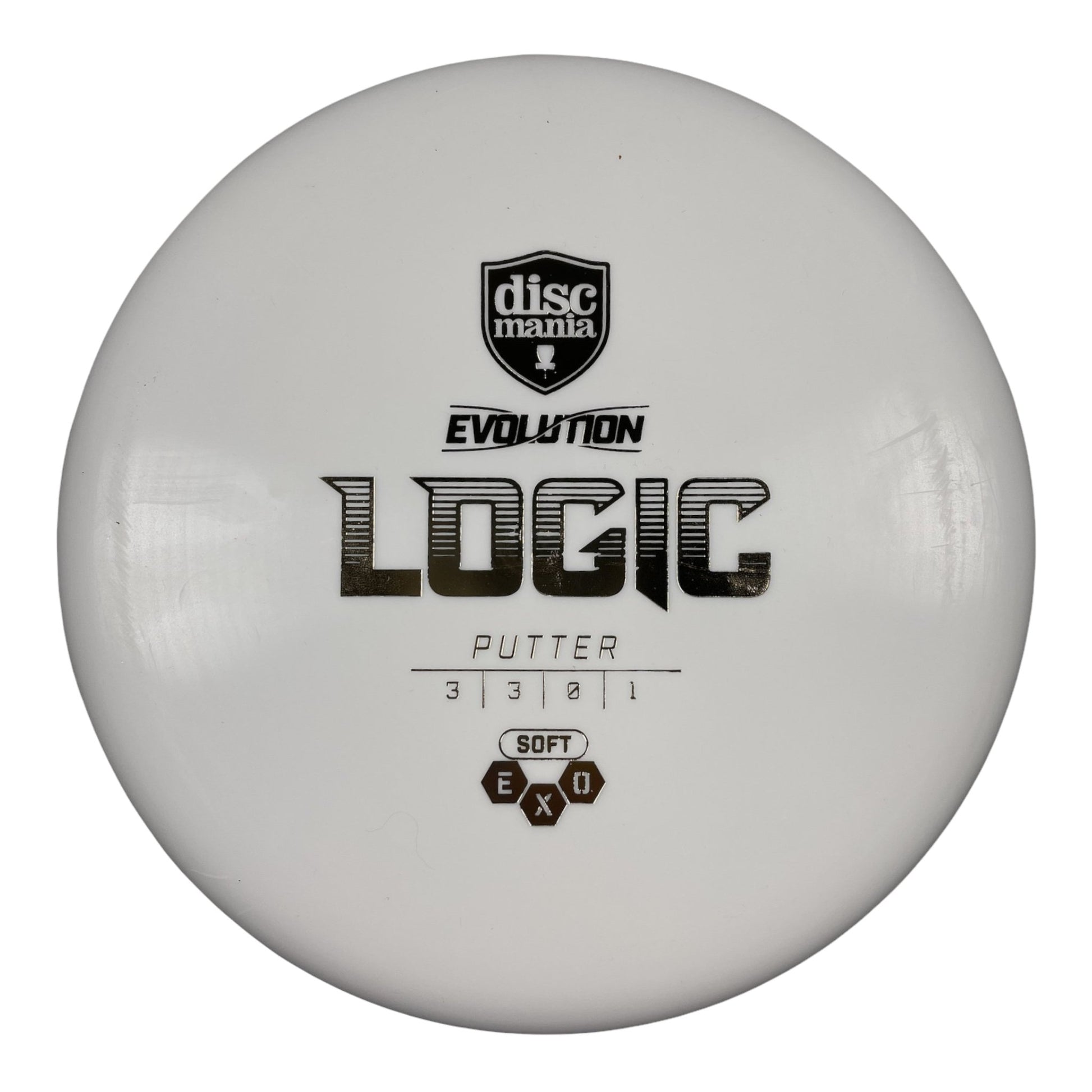Discmania Logic | Exo Soft | White/Gold 169-173g Disc Golf