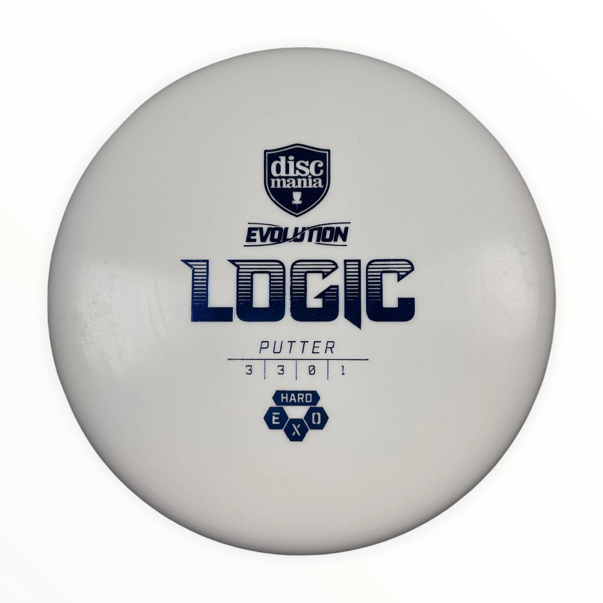 Discmania Logic | Exo Hard | White/Blue 173g Disc Golf