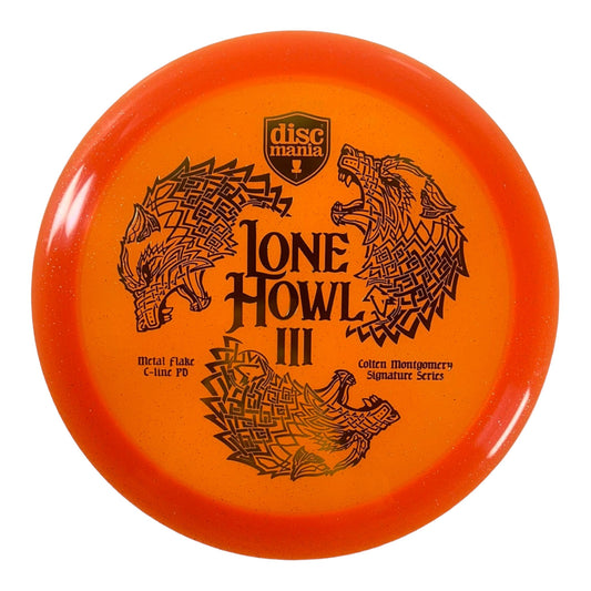 Discmania Lone Howl 3 - PD | Metal Flake C-Line | Orange/Gold 168-173g (Colton Montgomery) Disc Golf