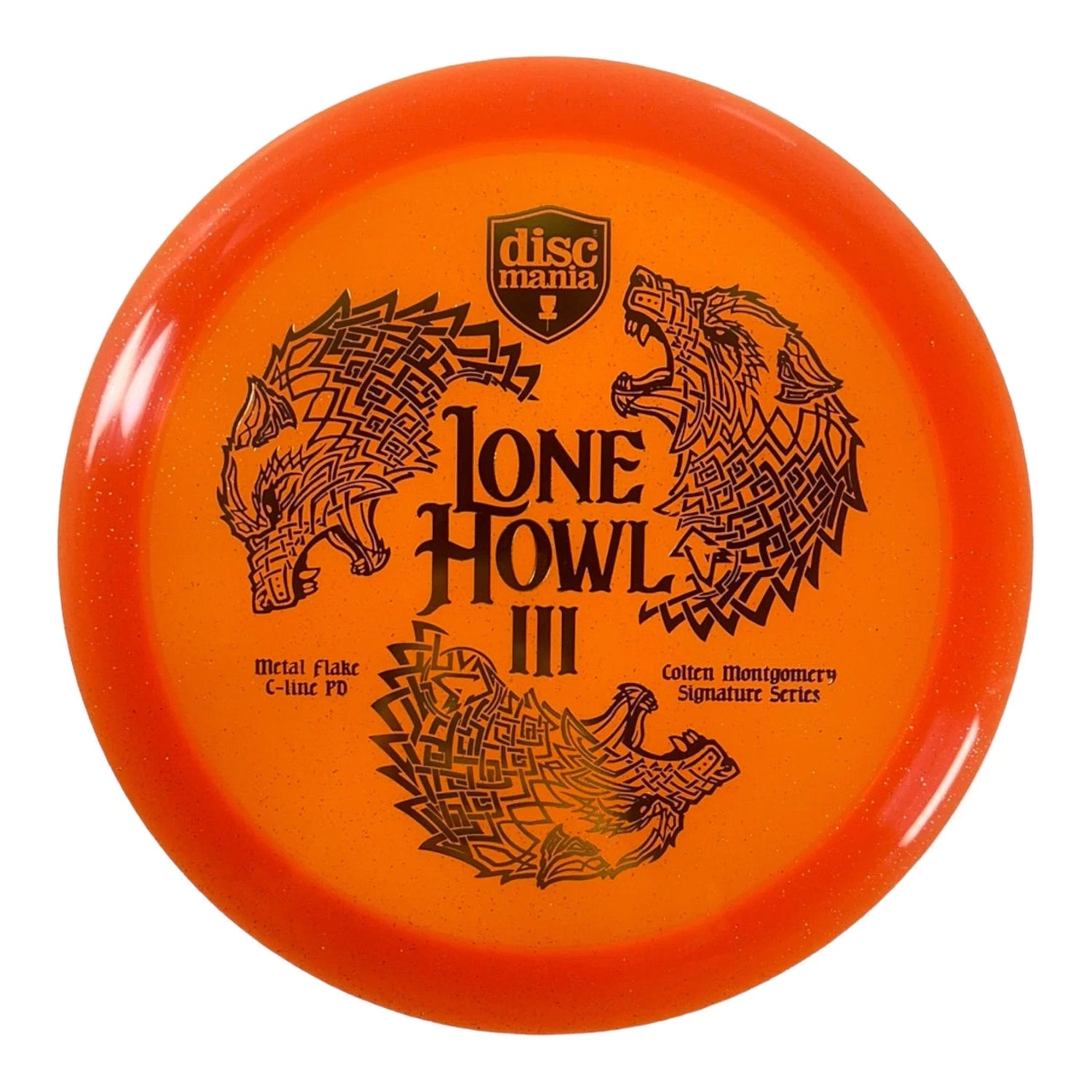 Discmania Lone Howl 3 - PD | Metal Flake C - Line | Orange/Gold 168 - 173g (Colton Montgomery) Disc Golf