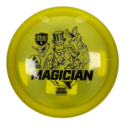 Discmania Magician | Active Premium | Yellow/Black 174-175g Disc Golf