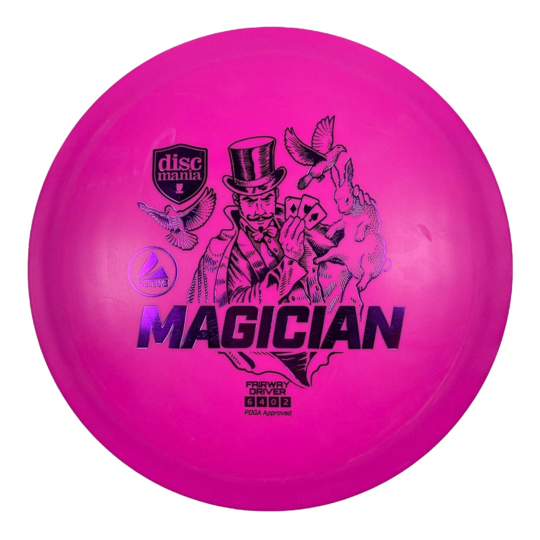 Discmania Magician | Active | Pink/Purple 168 - 169g Disc Golf