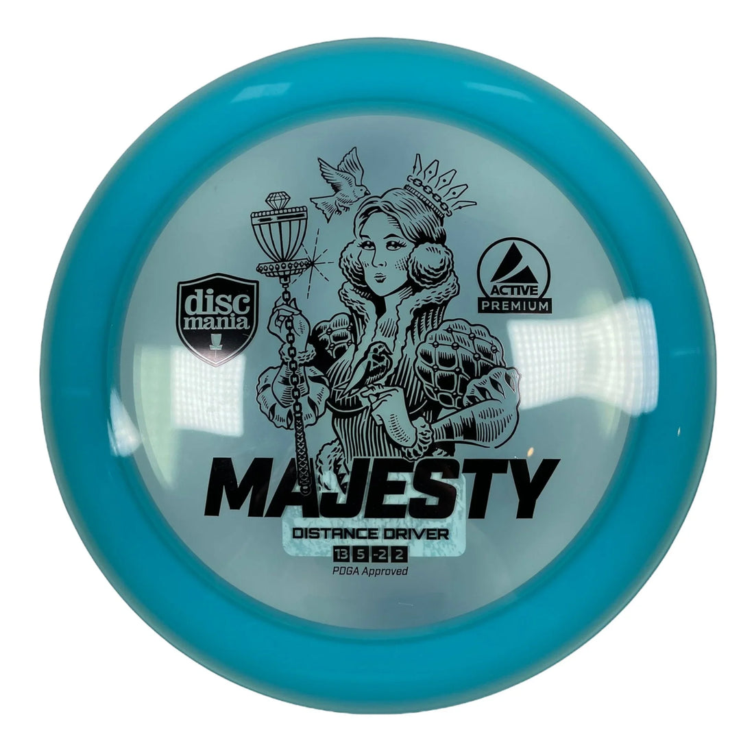 Discmania Majesty | Active Premium | Blue/Black 165 - 174g Disc Golf