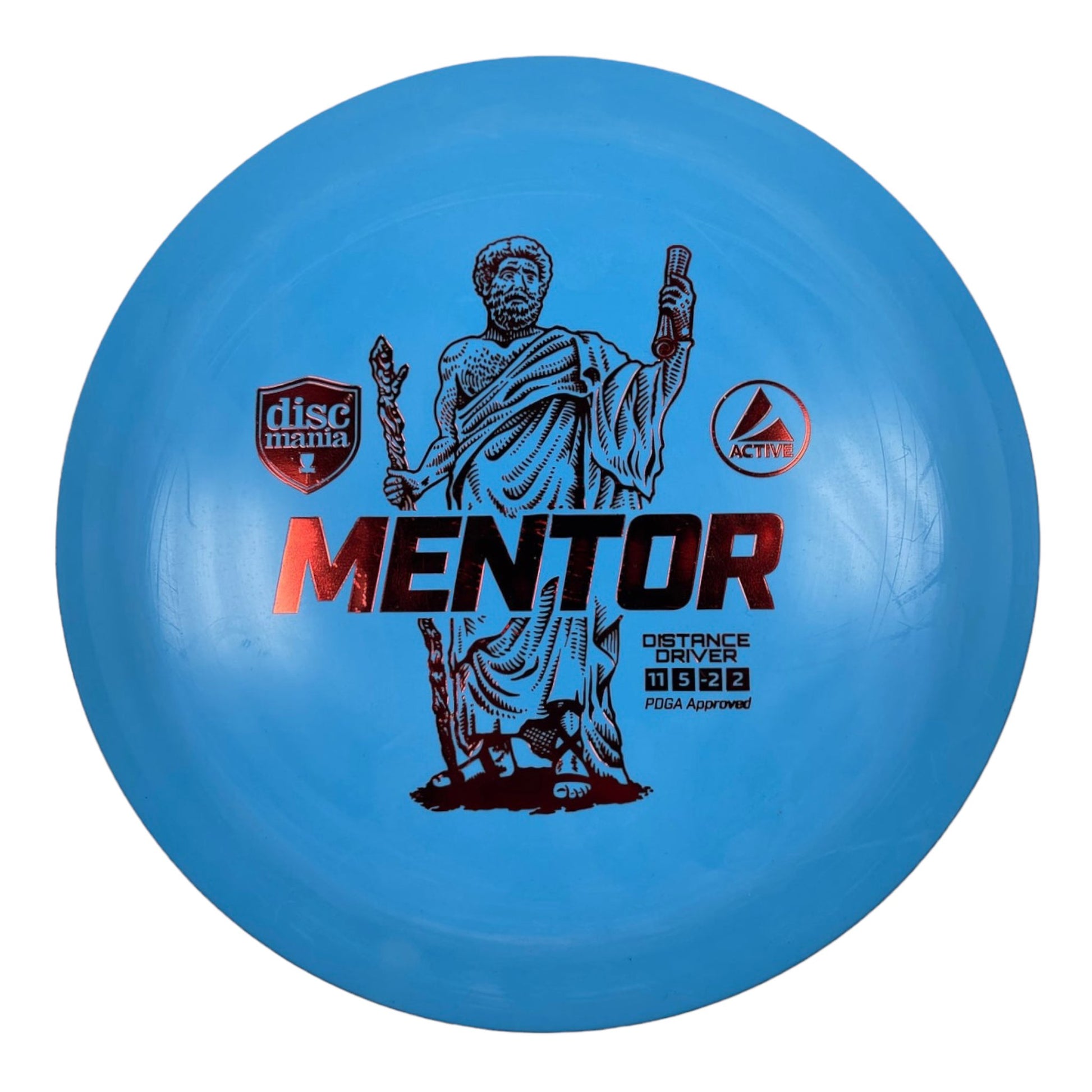 Discmania Mentor | Active | Blue/Red 167-168g Disc Golf