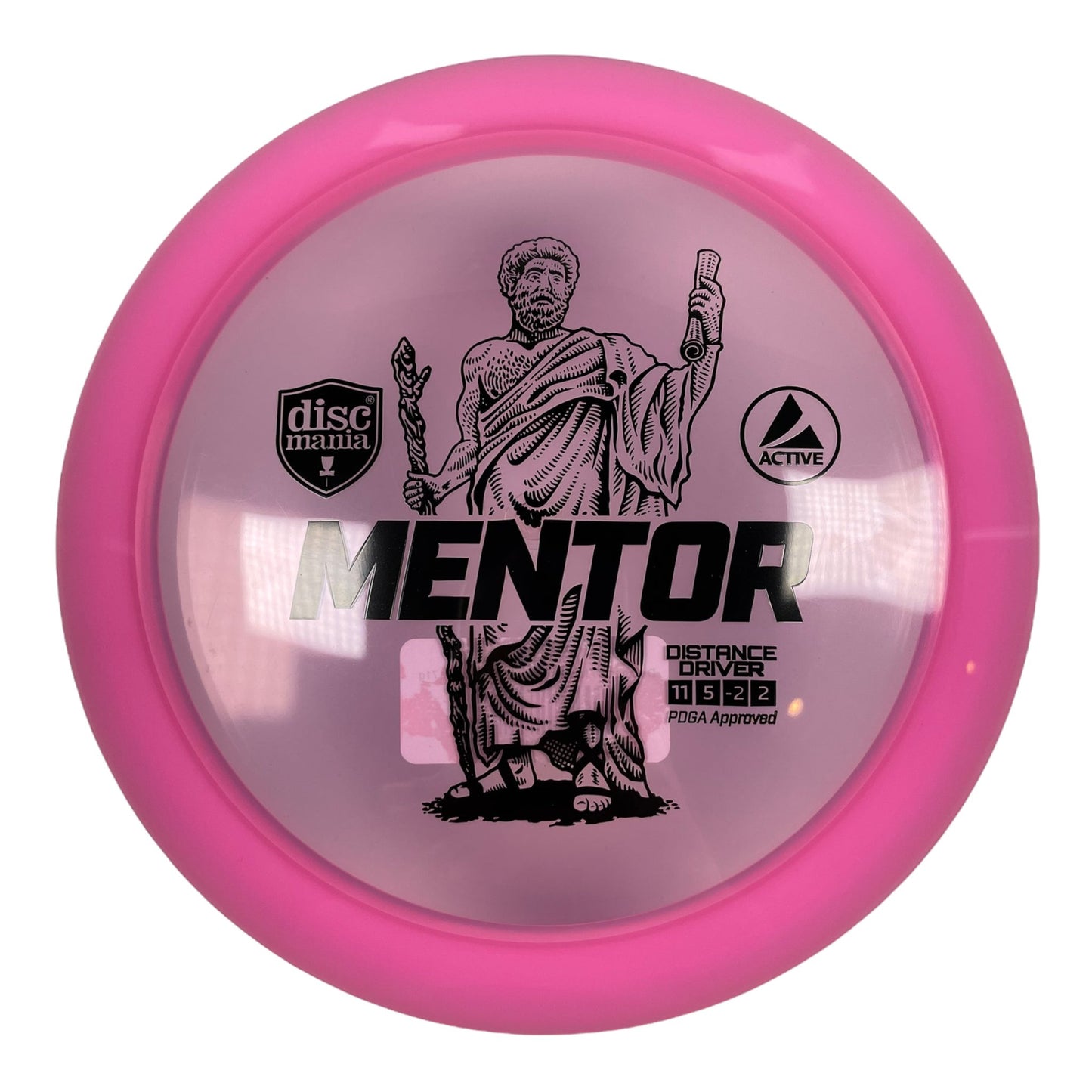 Discmania Mentor | Active Premium | Pink/Black 169-173g Disc Golf