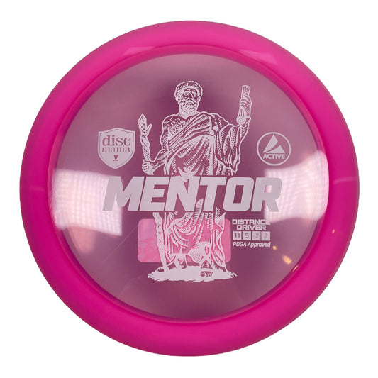 Discmania Mentor | Active Premium | Pink/White 169-173g Disc Golf