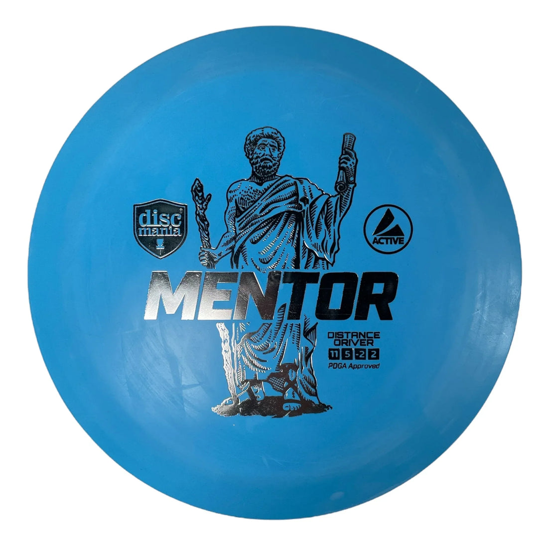 Discmania Mentor | Active | Blue/Silver 168 - 170g Disc Golf