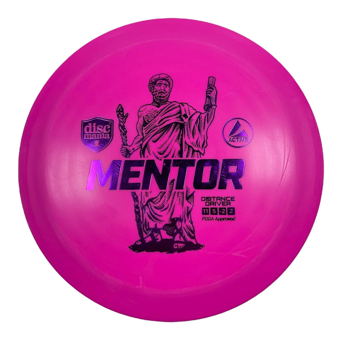 Discmania Mentor | Active | Pink/Purple 165 - 169g Disc Golf