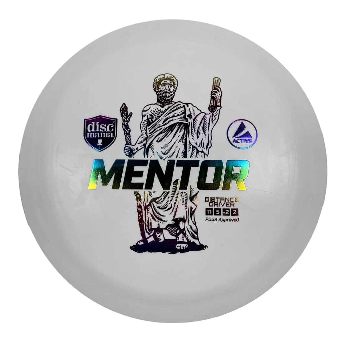 Discmania Mentor | Active | White/Rainbow 166 - 168g Disc Golf
