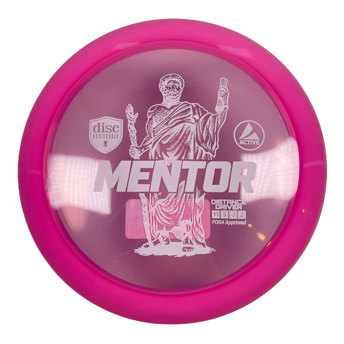 Discmania Mentor | Active Premium | Pink/White 169 - 173g Disc Golf