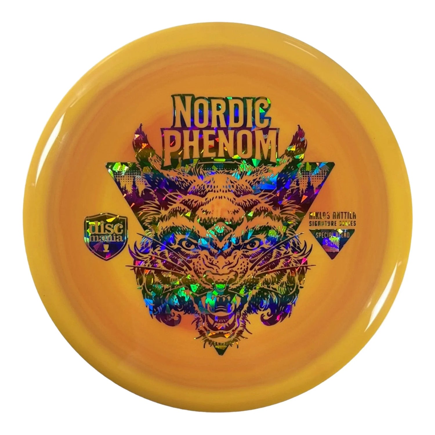 Discmania Nordic Phenom - PD | S - Line | Orange/Rainbow 173 - 176g (Niklas Anttila) Disc Golf