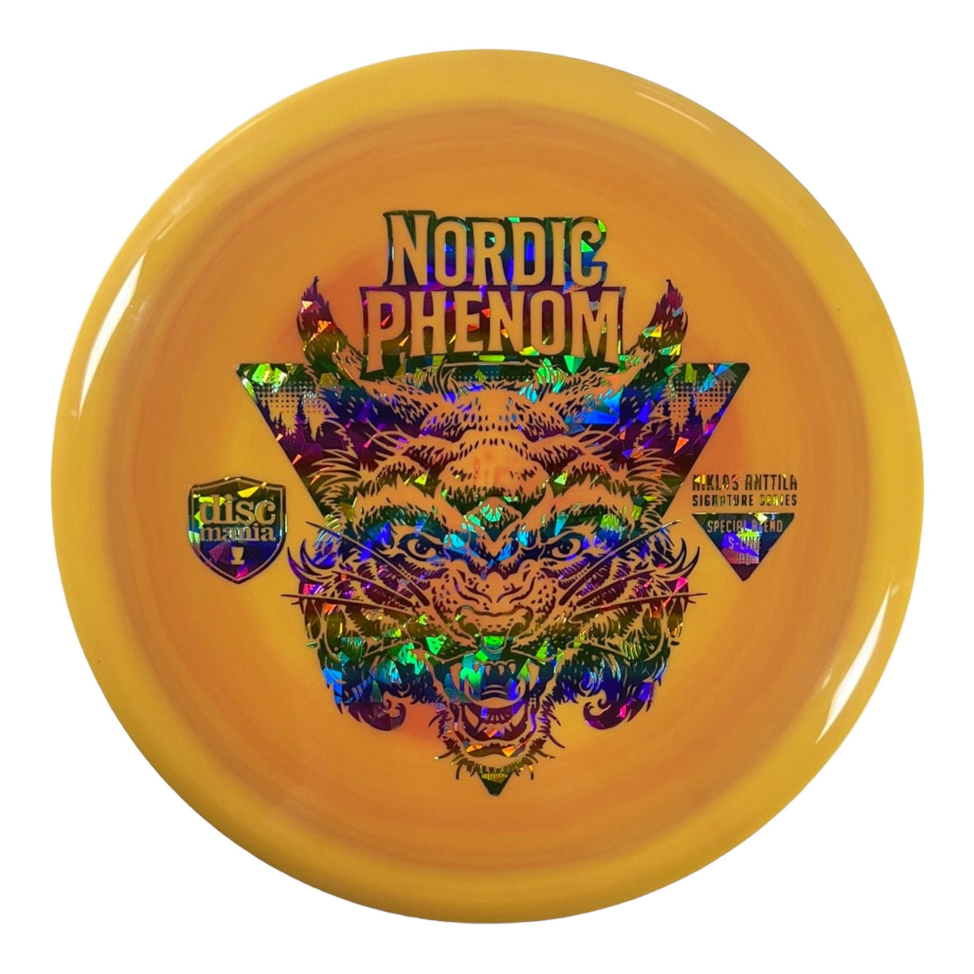 Discmania Nordic Phenom - PD | S-Line | Orange/Rainbow 173-176g (Niklas Anttila) Disc Golf