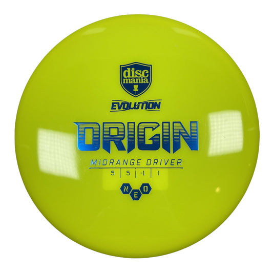 Discmania Origin | Neo | Yellow/Blue 173-175g Disc Golf