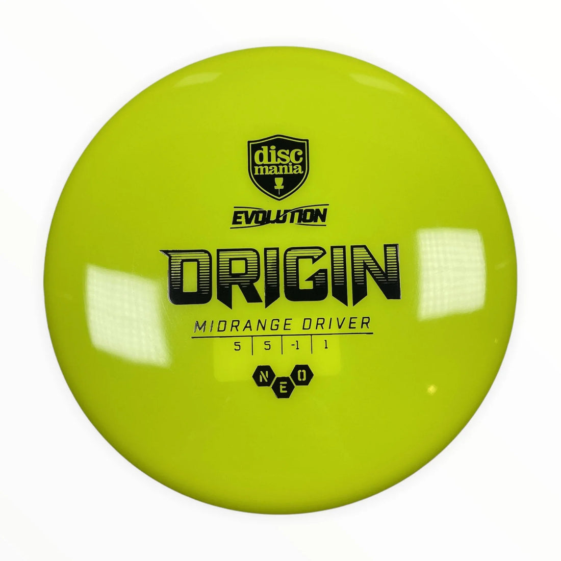 Discmania Origin | Neo | Yellow/Black 177g Disc Golf