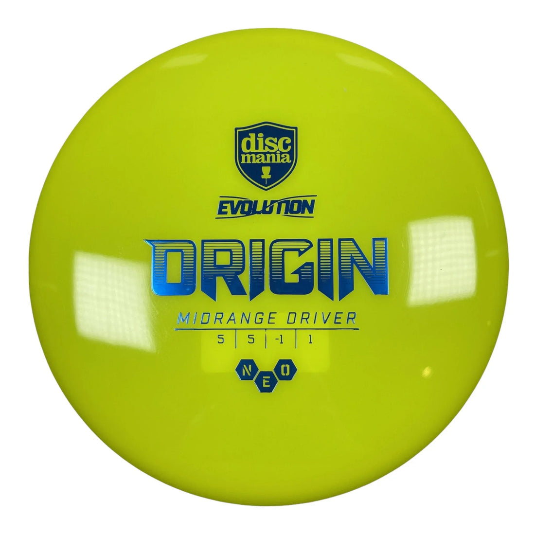 Discmania Origin | Neo | Yellow/Blue 173 - 175g Disc Golf