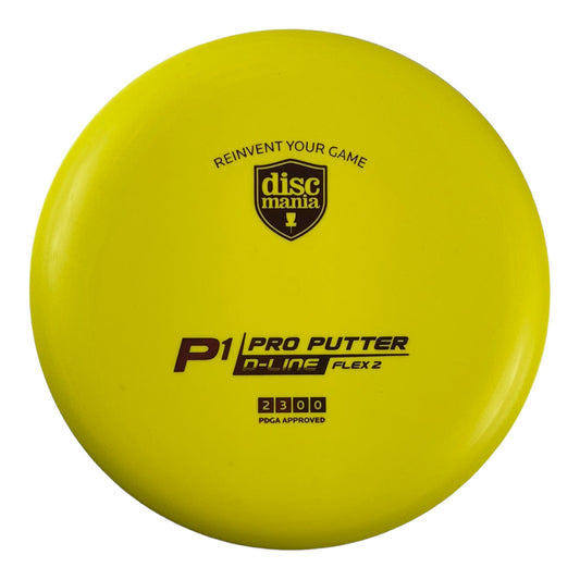 Discmania P1 | D-Line Flex 2 | Yellow/Red 173g Disc Golf