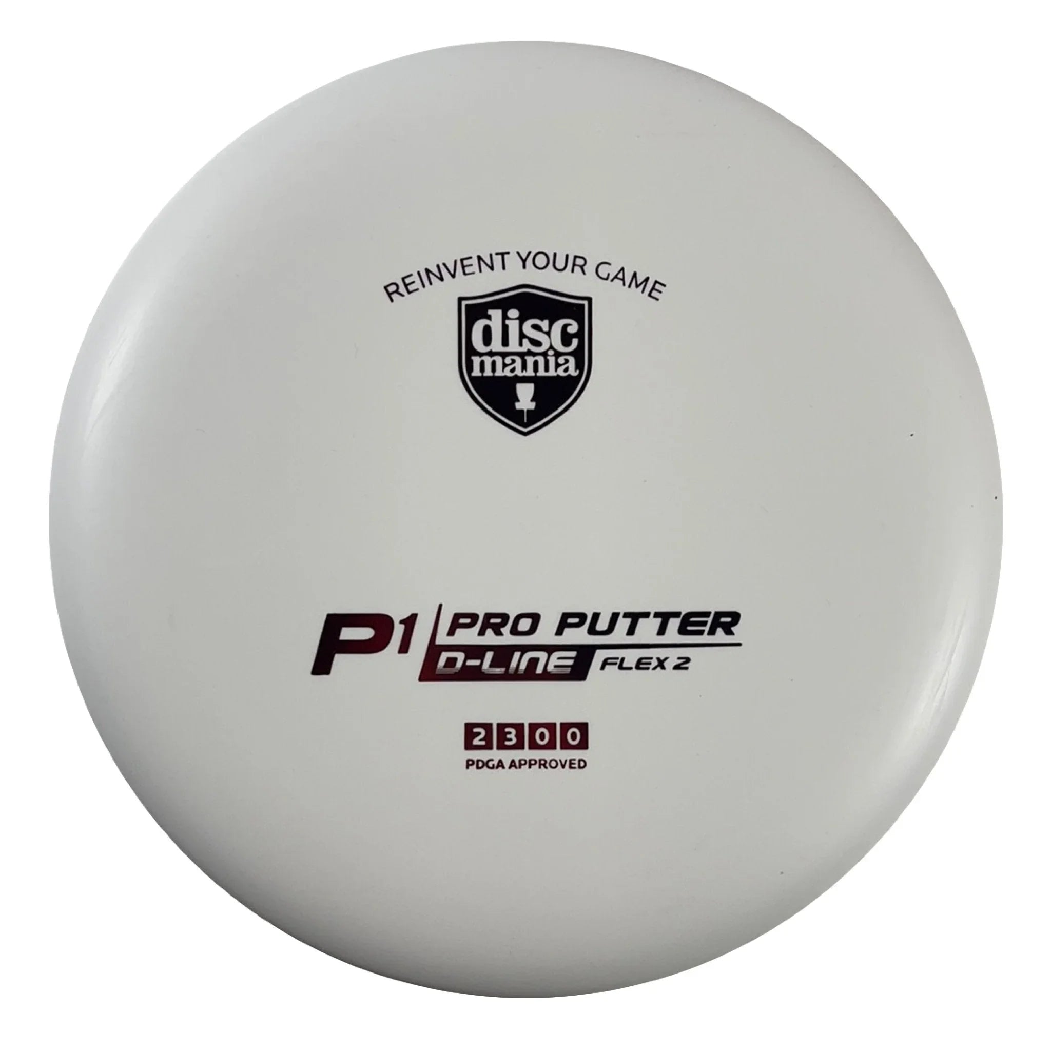 Discmania P1 | D - Line Flex 2 | White/Red 174g Disc Golf