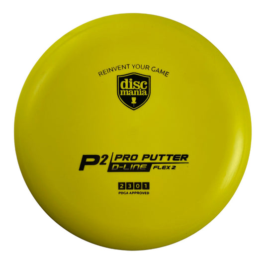 Discmania P2 | D-Line Flex 2 | Yellow/Black 173g Disc Golf
