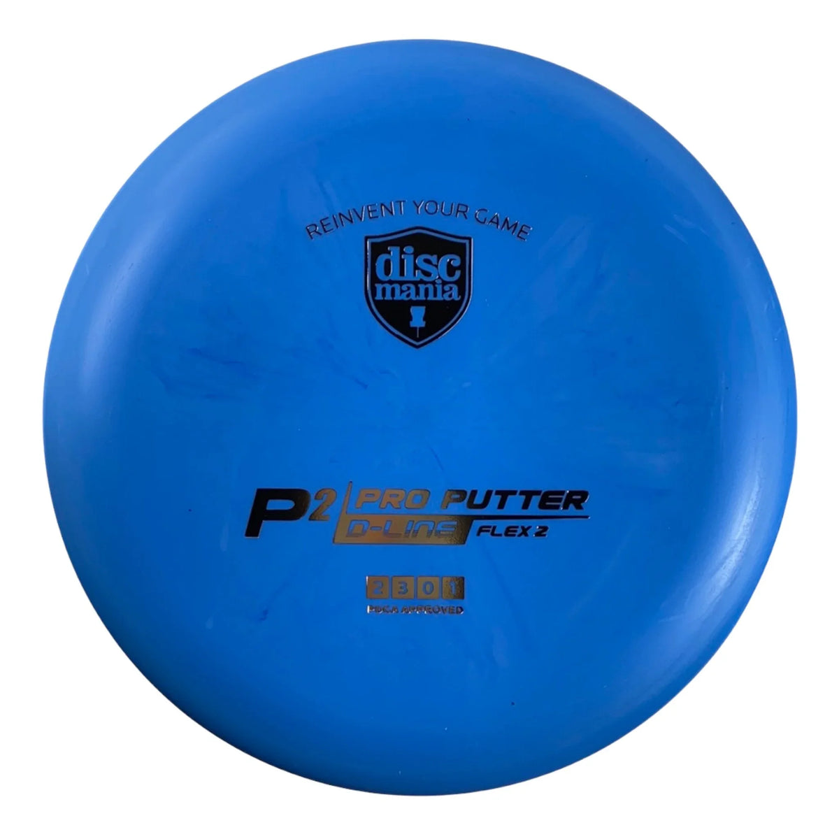 Discmania P2 | D - Line Flex 2 | Blue/Gold 173g Disc Golf