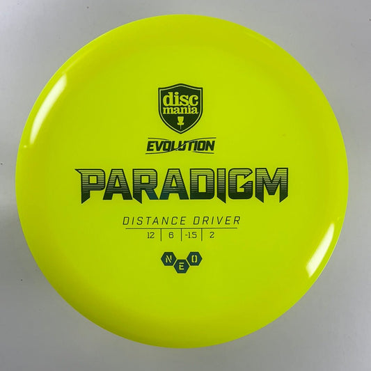 Discmania Paradigm | Neo | Yellow/Blue 169g Disc Golf