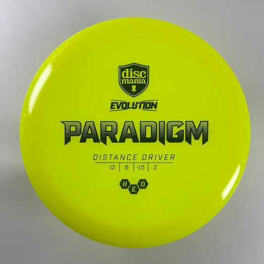 Discmania Paradigm | Neo | Yellow/Green 171g Disc Golf
