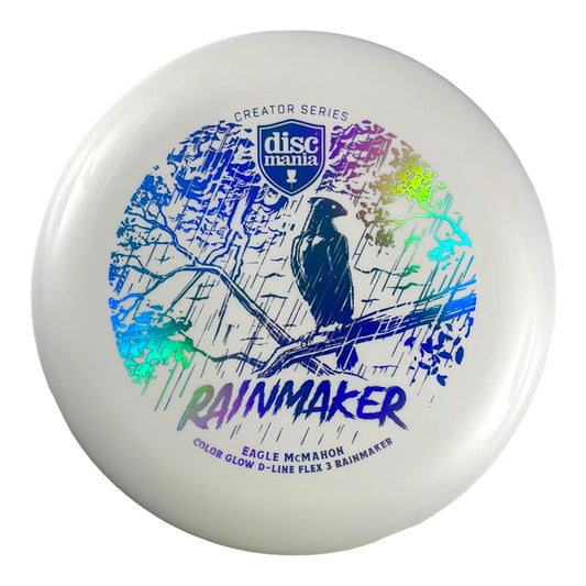 Discmania Rainmaker | Color Glow D-Line Flex 3 | White/Blue 173-176g Disc Golf