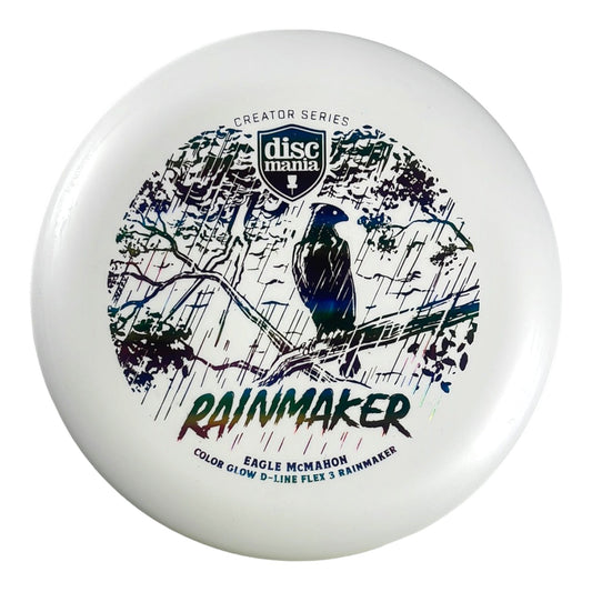 Discmania Rainmaker | Color Glow D-Line Flex 3 | White/Rainbow 173-174g Disc Golf