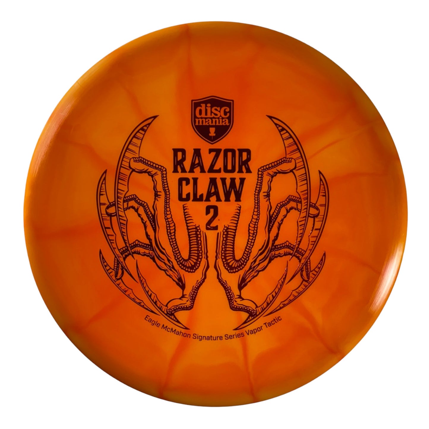 Discmania Razor Claw 2 - Tactic | Lux Vapor | Orange/Red 174-176g (Eagle McMahon) Disc Golf